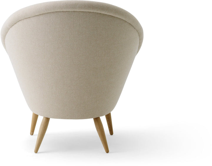 Oda Lounge Chair - Audo Copenhagen - Chairs - Natural Oak - Hallingdal 65 Fabric - 0110 - HORNE
