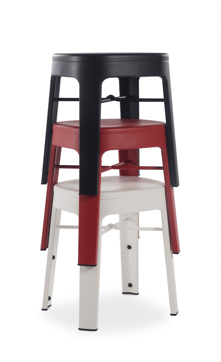 Ombra Low Stool - RS Barcelona - Stools + Benches + Ottomans - No Backrest - Grey - HORNE