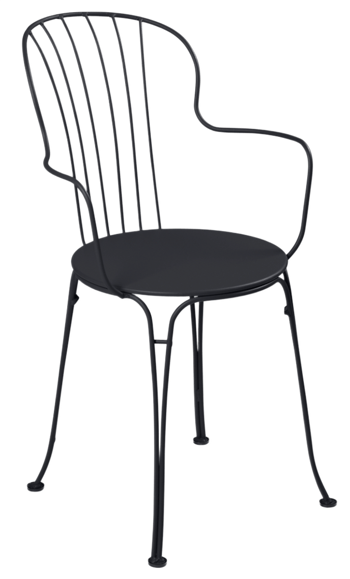 Opera+ Armchair - Set of 2 - Fermob - Outdoor Furniture - Anthracite - HORNE