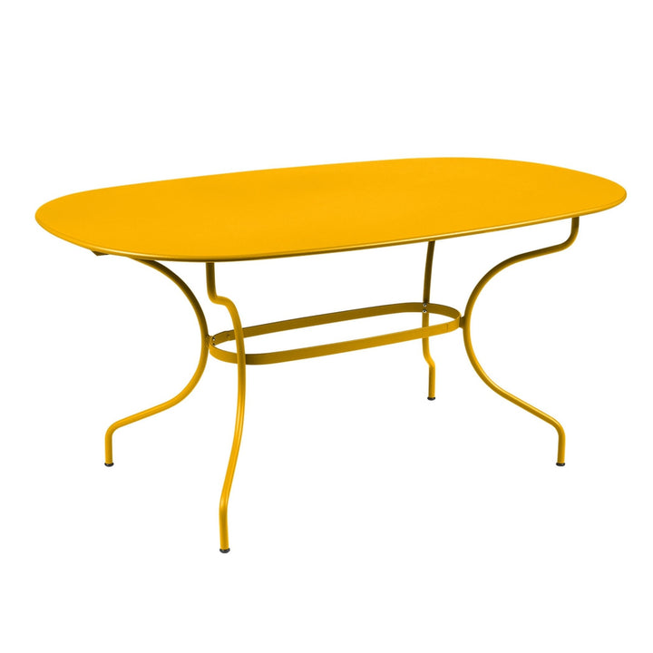Opera+ Oval Table 63" x 35" - Fermob - Outdoor Furniture - Honey Textured - HORNE