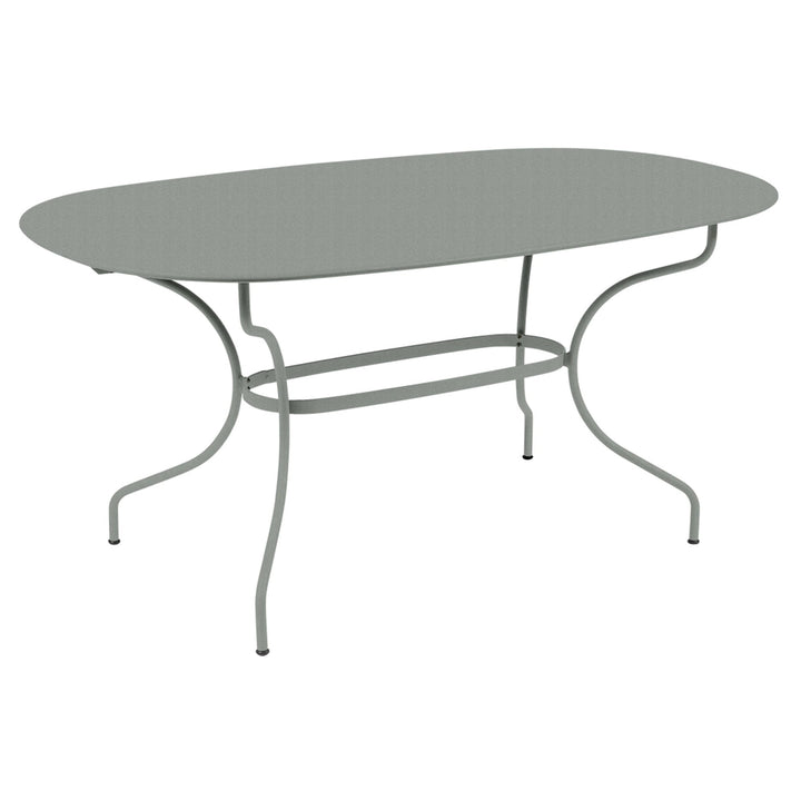 Opera+ Oval Table 63" x 35" - Fermob - Outdoor Furniture - Lapilli Grey - HORNE
