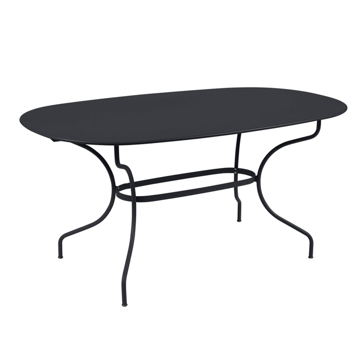 Opera+ Oval Table 63" x 35" - Fermob - Outdoor Furniture - Anthracite - HORNE