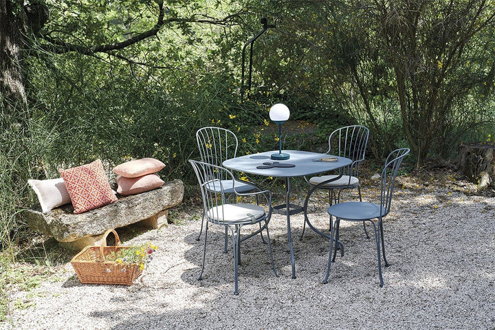 Opera+ Side Chair - Set of 2 - Fermob - Outdoor Furniture - Storm Grey - HORNE