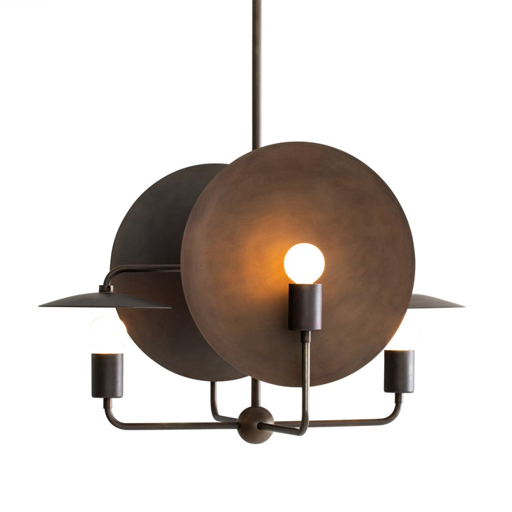 Orbit Chandelier - Workstead - Chandeliers - Hand - Finished Bronze - Small - HORNE