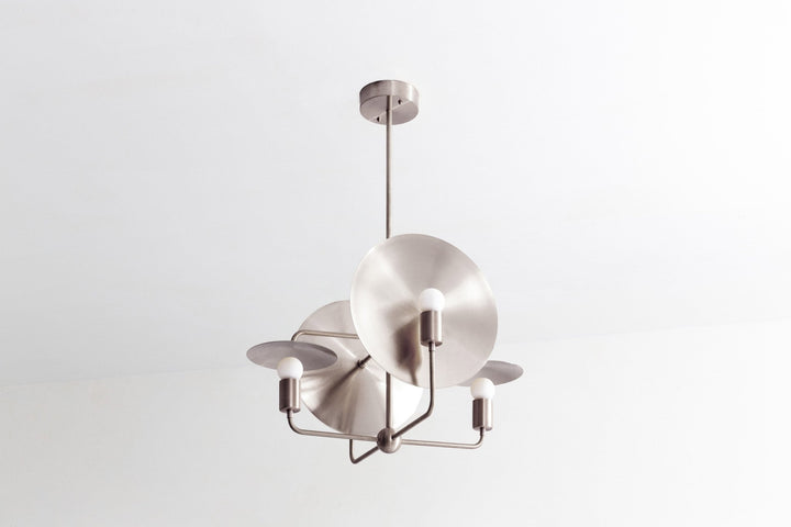 Orbit Chandelier - Workstead - Chandeliers - Brushed Nickel - Small - HORNE