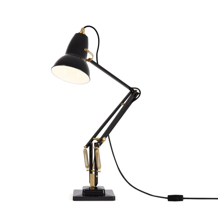 Original 1227 Brass Desk Lamp - Anglepoise - Table + Task - Jet Black - HORNE