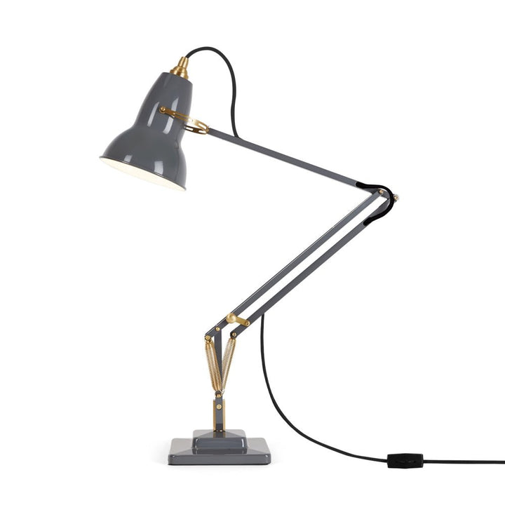 Original 1227 Brass Desk Lamp - Anglepoise - Table + Task - Jet Black - HORNE