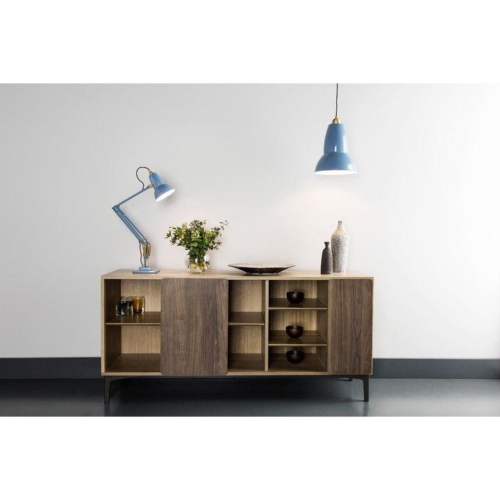 Original 1227 Brass Task Light - Dusty Blue