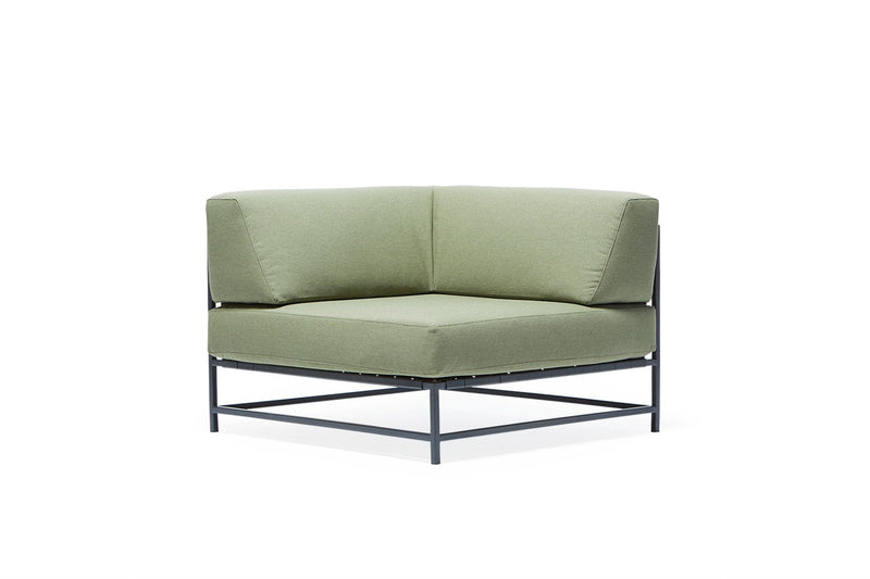 Outdoor Corner Chair - Stephen Kenn - Chairs - Cream & Charcoal - HORNE