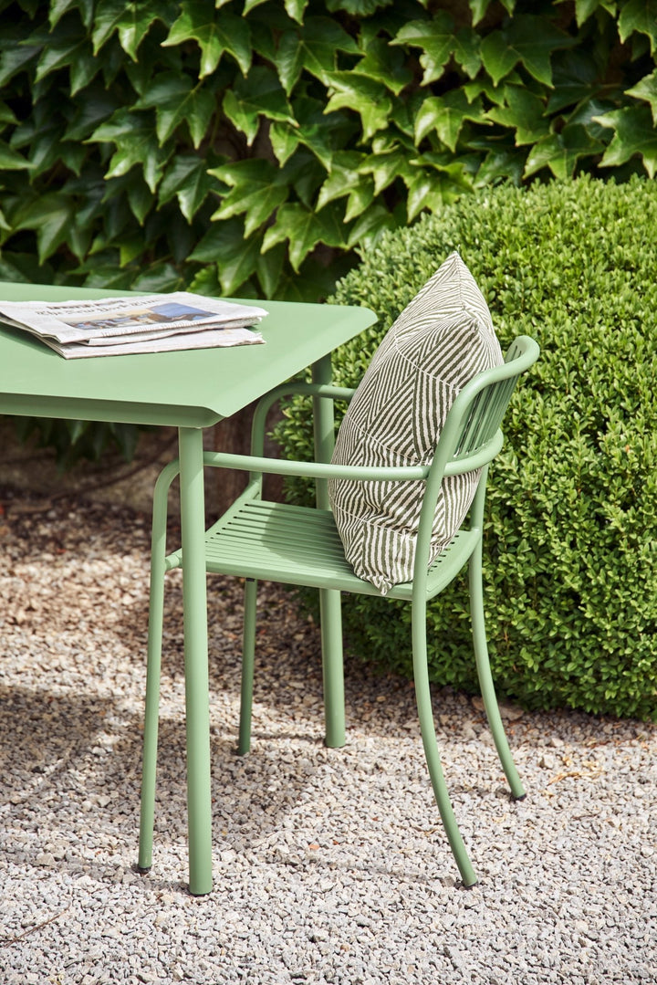 Outdoor Patio Café Table - Tolix - Outdoor Furniture - Sea Mist - HORNE
