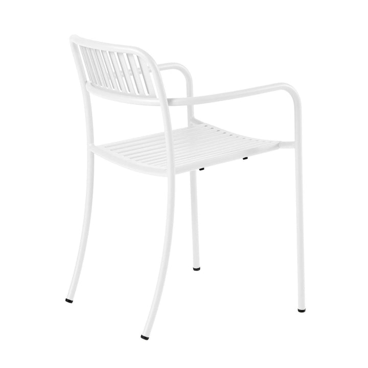 Outdoor Patio Slatted Armchair - Set of 2 - Tolix - Outdoor Furniture - Dark Grey - HORNE
