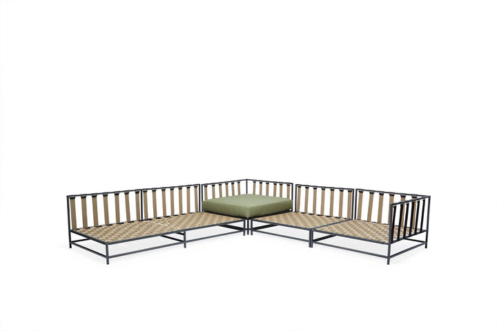 Outdoor Sectional - Stephen Kenn - Sofas - Leaf & Charcoal - HORNE