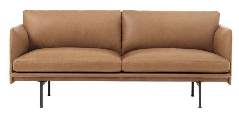 Outline Sofa 2 - Seater - Black Base - Muuto - Sofas - Remix 163 - HORNE