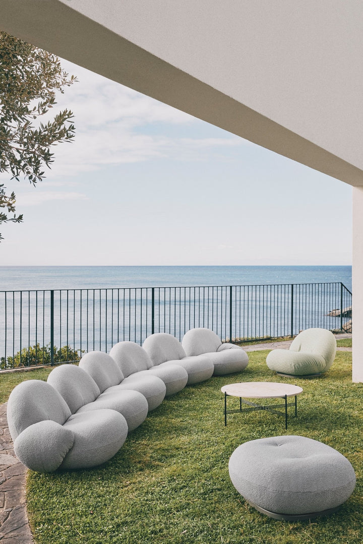 Pacha Outdoor Lounge Chair with Armrest - Gubi - Chairs - Chevron FR 008 - HORNE