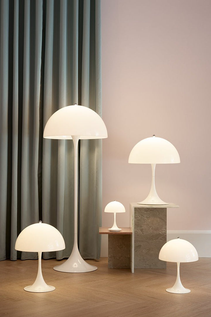 Panthella 250 Table Lamp - Louis Poulsen - Table + Task - Grey Opal Acrylic - HORNE