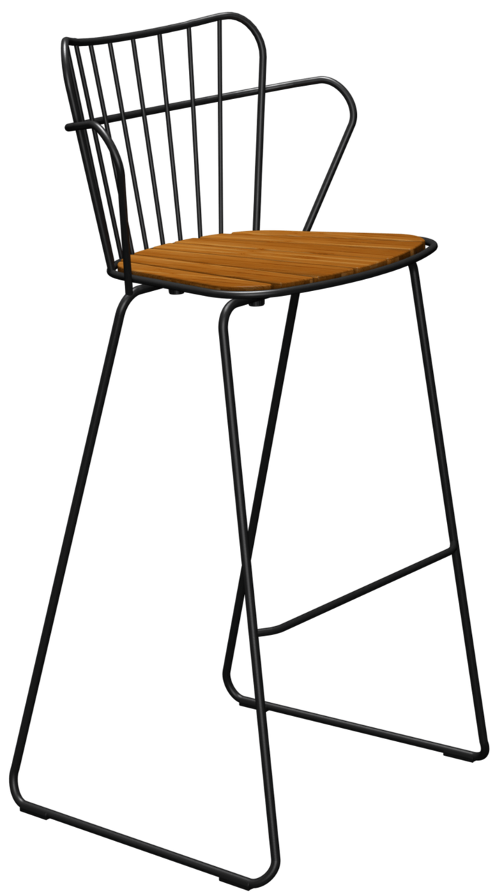 PAON Outdoor Bar Chair - HOUE - Outdoor Furniture - Black - HORNE