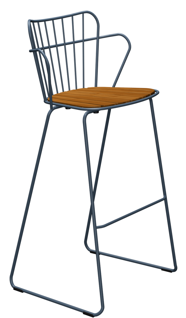 PAON Outdoor Bar Chair - HOUE - Outdoor Furniture - Midnight Blue - HORNE
