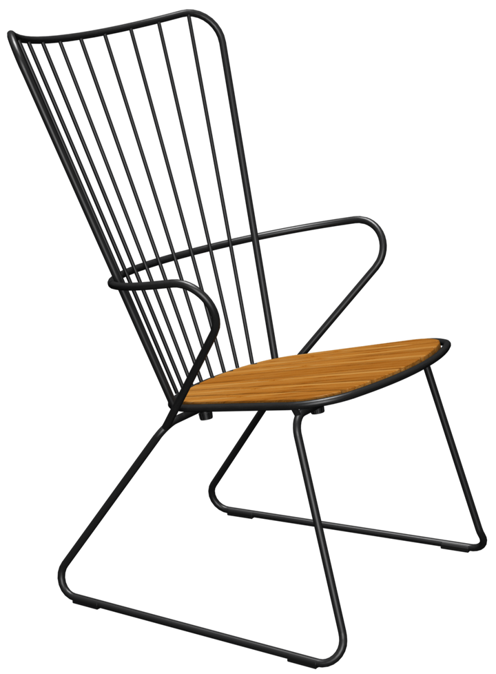PAON Outdoor Lounge Chair - HOUE - Outdoor Furniture - Black - HORNE