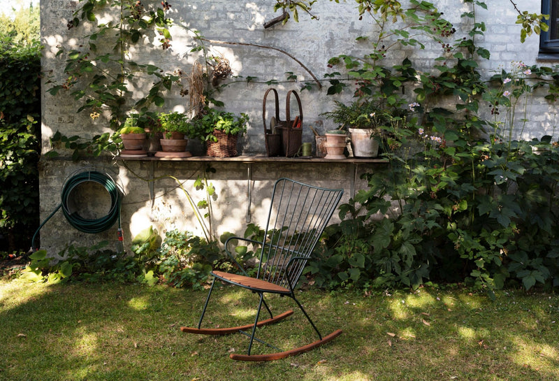 PAON Outdoor Rocking Chair - HOUE - Outdoor Furniture - White - HORNE