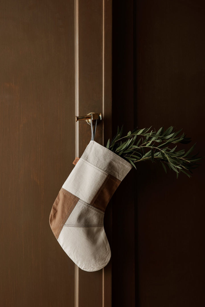 Patchwork Christmas Stocking - Ferm Living - Art + Objects - Vela - HORNE