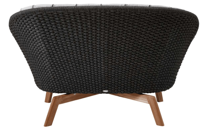 Peacock 2 - Seater Sofa, Teak Legs - Cane Line - Outdoor Furniture - No Cushions - HORNE
