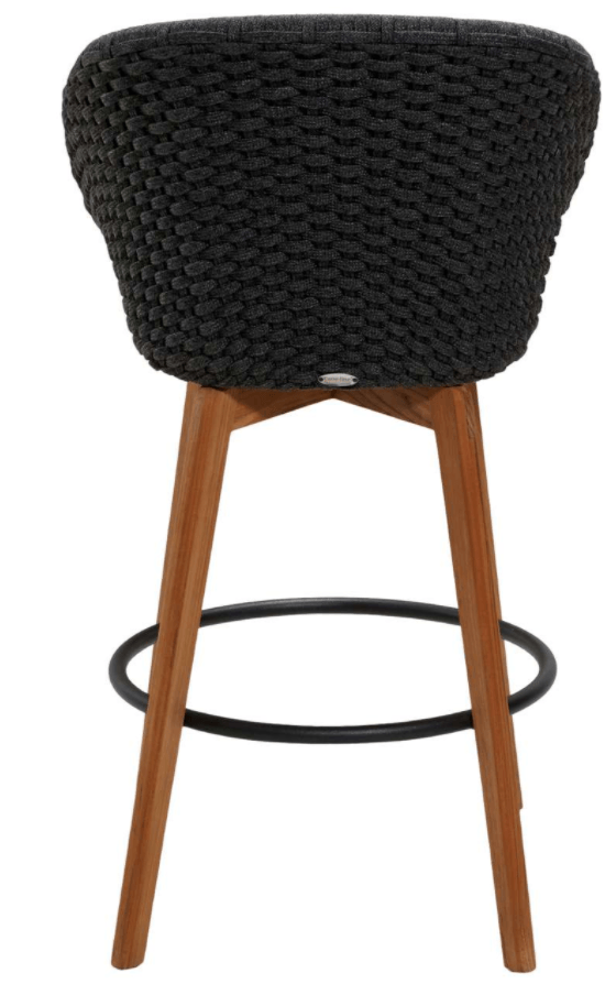 Peacock Bar Chair, Teak Legs - Cane Line - Outdoor Furniture - No Cushion - HORNE