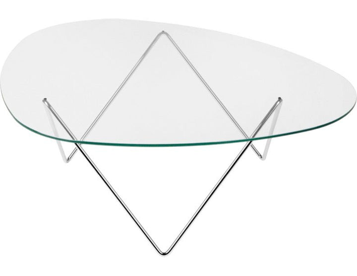 Pedrera Lounge Table - Gubi - Tables + Desks - Chrome - HORNE