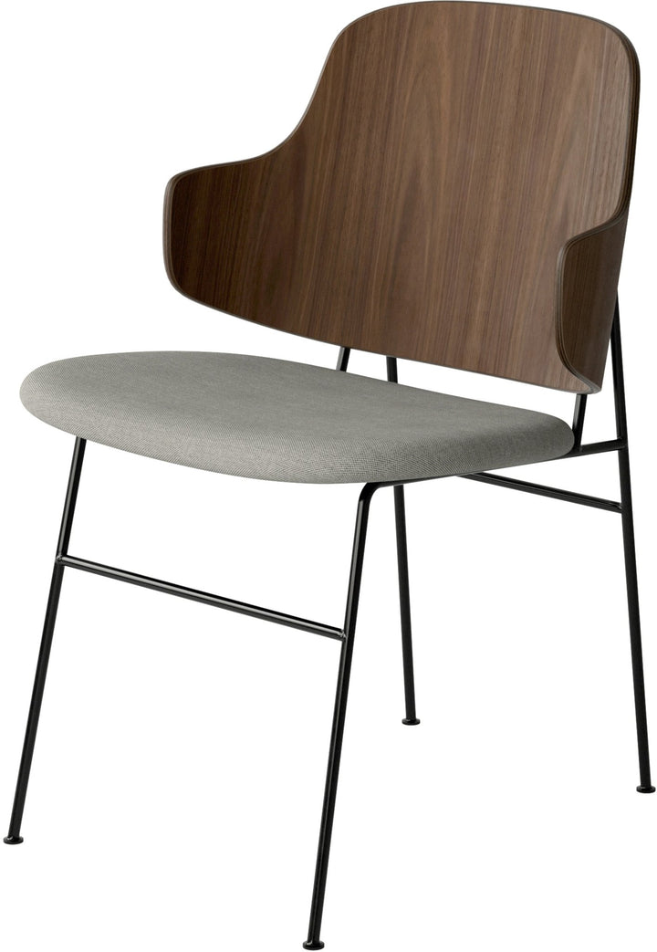 Penguin Dining Chair - Audo Copenhagen - Chairs - Walnut - Re - Wool 218 - HORNE
