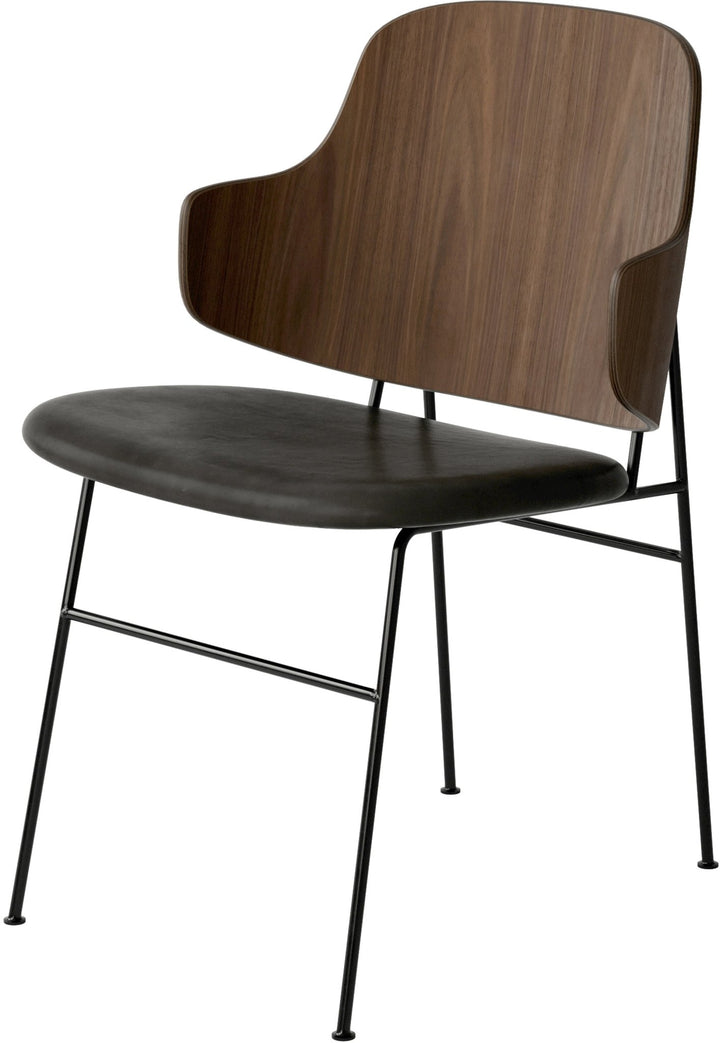 Penguin Dining Chair - Audo Copenhagen - Chairs - Walnut - Dakar 0842 - HORNE