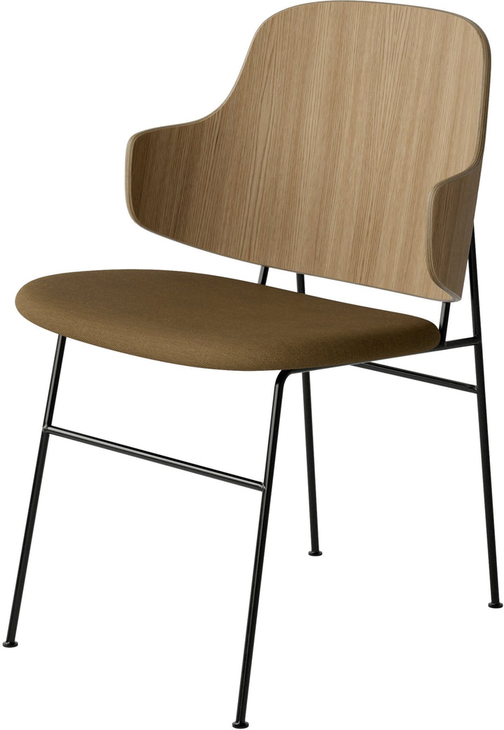 Penguin Dining Chair - Audo Copenhagen - Chairs - Natural Oak - Re - Wool 448 - HORNE