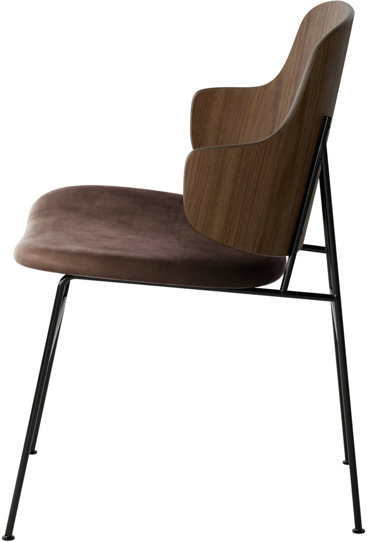 Penguin Dining Chair - Audo Copenhagen - Chairs - Walnut - Dakar 0329 - HORNE