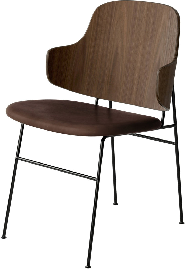 Penguin Dining Chair - Audo Copenhagen - Chairs - Walnut - Dakar 0329 - HORNE