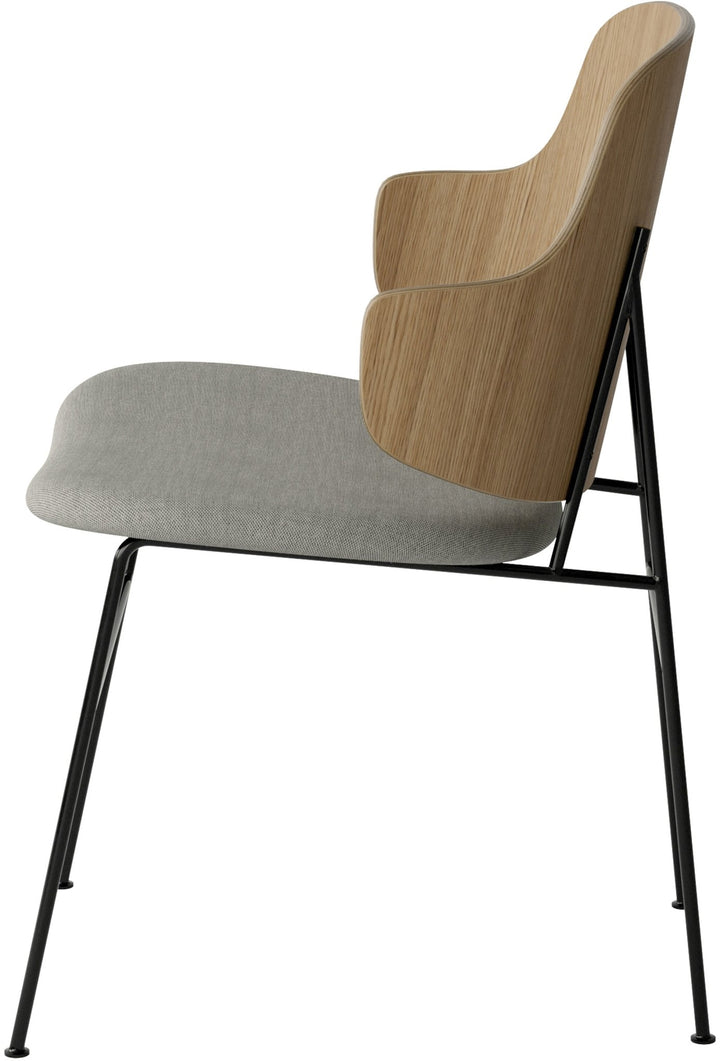 Penguin Dining Chair - Audo Copenhagen - Chairs - Natural Oak - Re - Wool 218 - HORNE