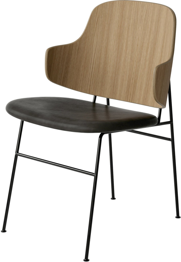 Penguin Dining Chair - Audo Copenhagen - Chairs - Natural Oak - Dakar 0842 - HORNE