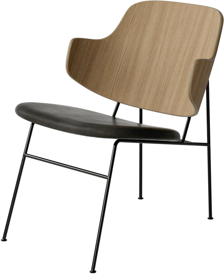 Penguin Lounge Chair - Audo Copenhagen - Chairs - Natural Oak - Dakar 0842 - HORNE