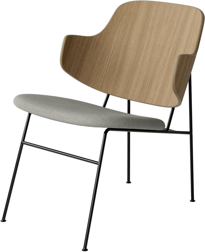 Penguin Lounge Chair - Audo Copenhagen - Chairs - Natural Oak - Re - Wool 218 - HORNE