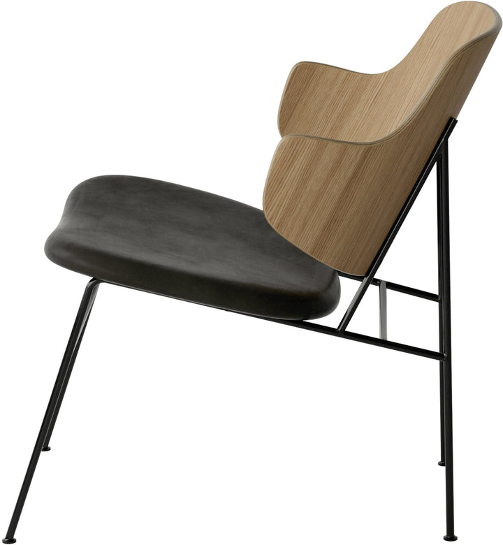 Penguin Lounge Chair - Audo Copenhagen - Chairs - Natural Oak - Dakar 0842 - HORNE