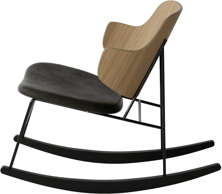Penguin Rocking Chair - Audo Copenhagen - Chairs - Natural Oak - Dakar 0842 - HORNE