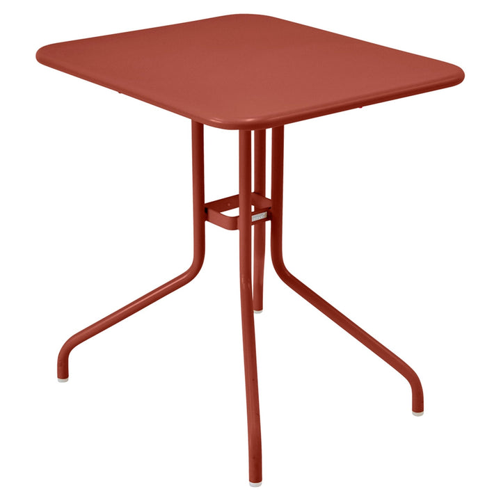 Petale Folding Table 28" x 24" - Fermob - Outdoor Furniture - Red Ochre - HORNE