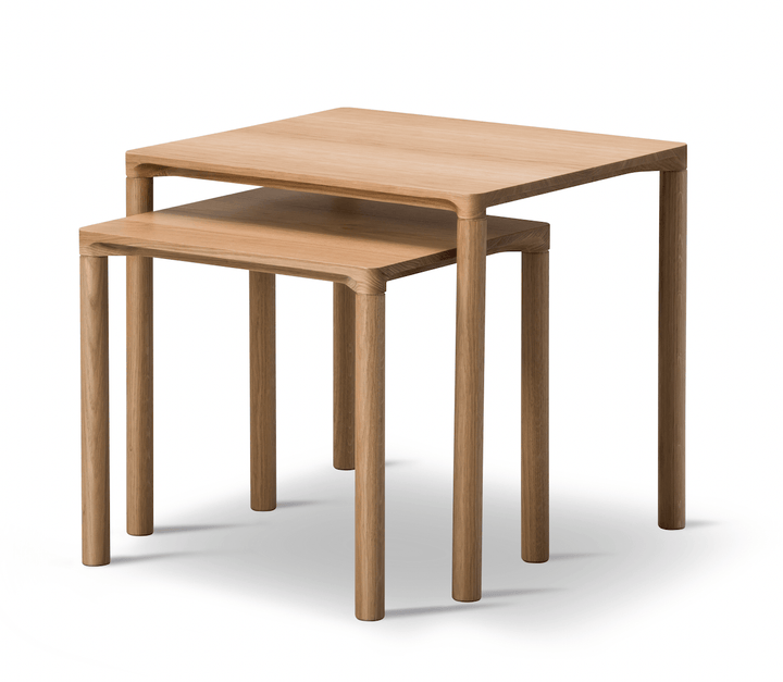 Piloti Side Table - Model 6700 - Fredericia - Tables - Short - Oiled Oak - HORNE