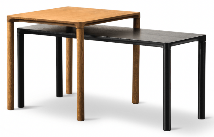 Piloti Side Table - Model 6705 - Fredericia - Tables - Short - Oiled Oak - HORNE