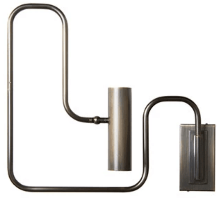 Pivot Wall Sconce - Single - Gentner Design - Wall Sconces - Darkened Brass - Plug & Cord - HORNE