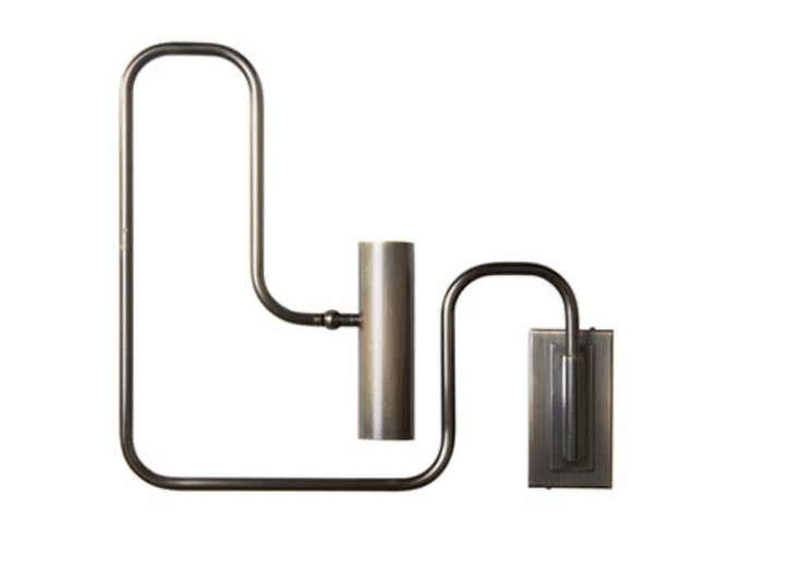 Pivot Wall Sconce - Single - Gentner Design - Wall Sconces - Hand Rubbed Brass - Plug & Cord - HORNE