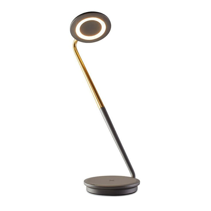 Pixo Plus Lamp - Pablo Designs - Table + Task - Black & Brass - HORNE