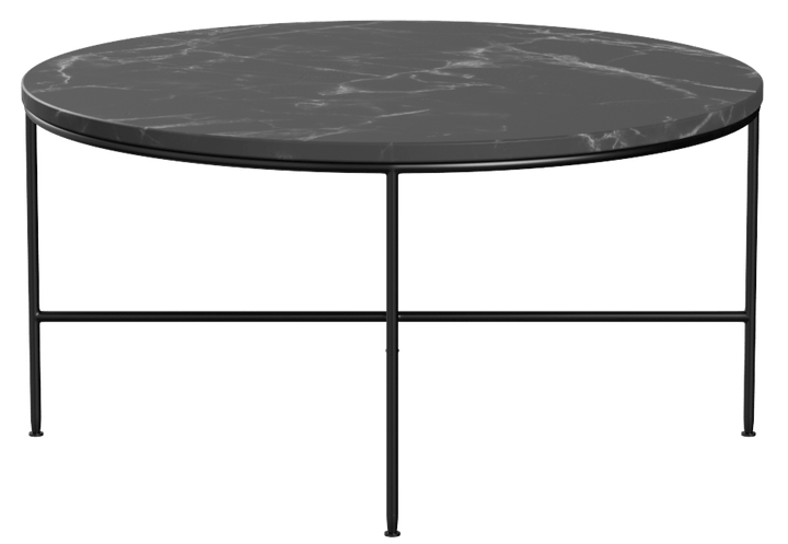 Planner™ Round Coffee Table - Fritz Hansen - Coffee Tables - Charcoal - HORNE