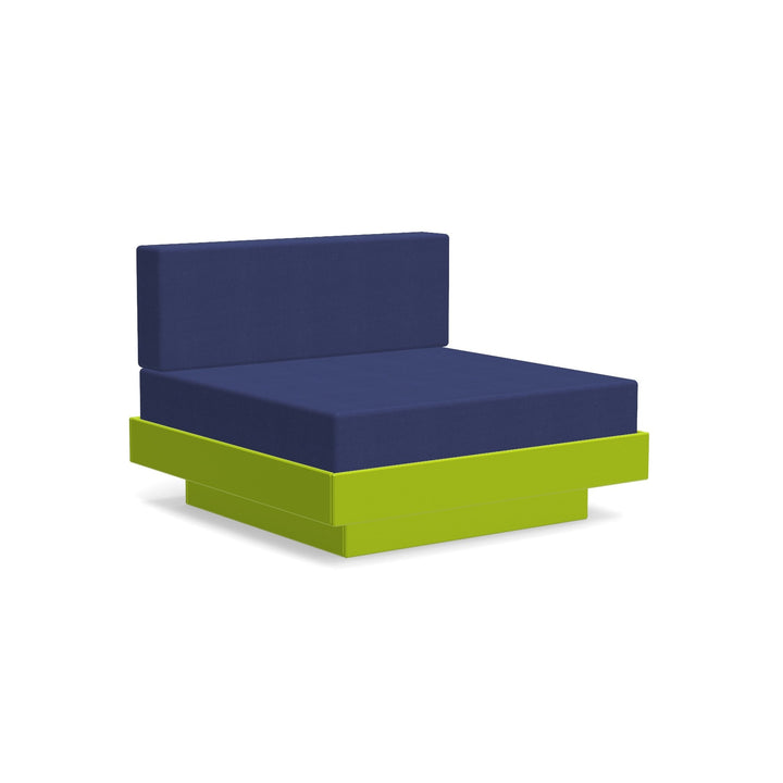 Platform One Lounge - Loll Designs - Outdoor Furniture - Leaf Green - Navy - HORNE