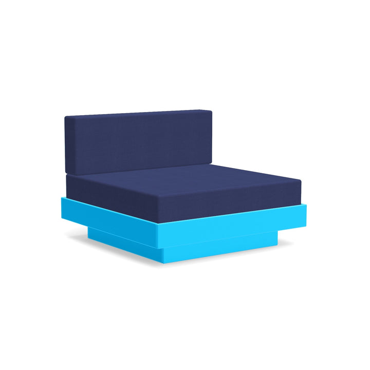 Platform One Lounge - Loll Designs - Outdoor Furniture - Sky Blue - Navy - HORNE