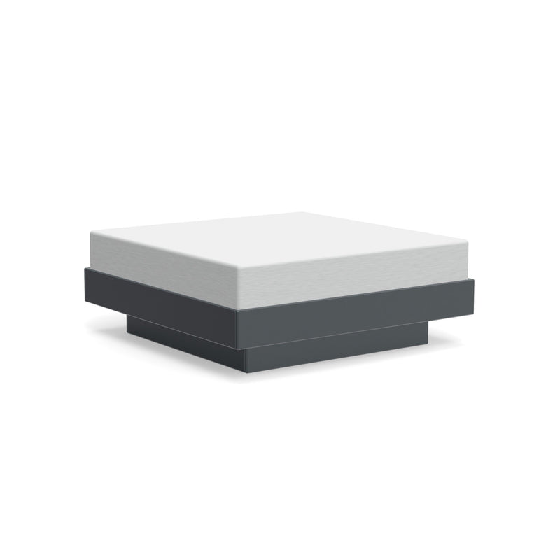 Platform One Ottoman - Loll Designs - Stools + Benches + Ottomans - Black - Charcoal - HORNE