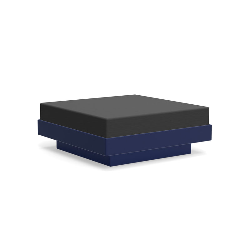 Platform One Ottoman - Loll Designs - Stools + Benches + Ottomans - Black - Charcoal - HORNE