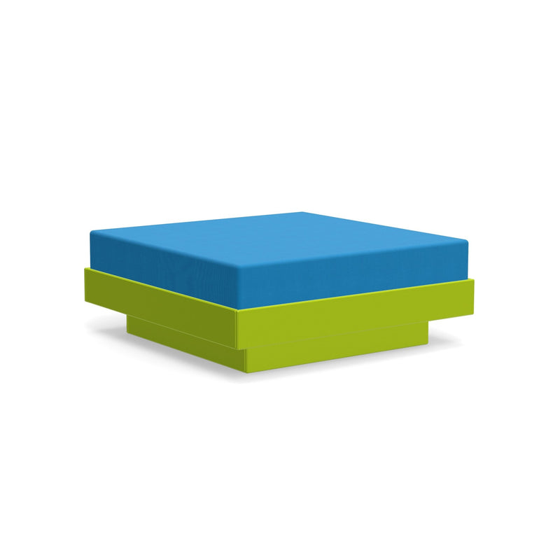 Platform One Ottoman - Loll Designs - Stools + Benches + Ottomans - Black - Charcoal - HORNE